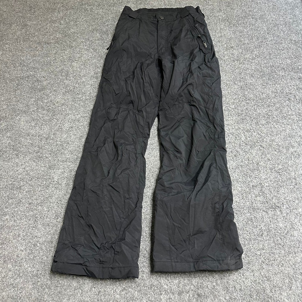 Columbia Snow Pants Womens Size S Black Vertex Insulated Nylon Winter Outdoor